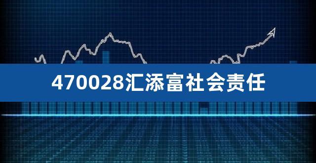 汇添富社会责任股票-汇添富社会责任今天估值