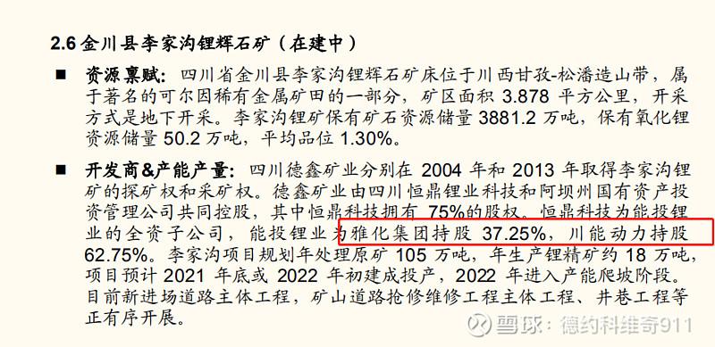 各路资本争抢四川锂矿-各路资本争抢四川锂矿一