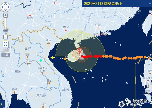 台风“圆规”登陆海南琼海-直播台风“圆规”登陆海南琼海