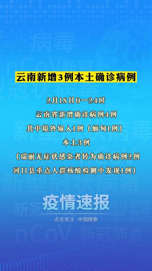 云南新增3例本土确诊病例-云南新增3例本土确诊病例详情