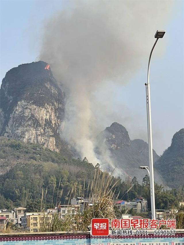 河池突发山火目前无人员伤亡-河池突发山火目前无人员伤亡一